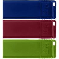 USB флеш накопичувач Verbatim 3x16GB Slider Red/Blue/Green USB 2.0 (49326) - фото 4
