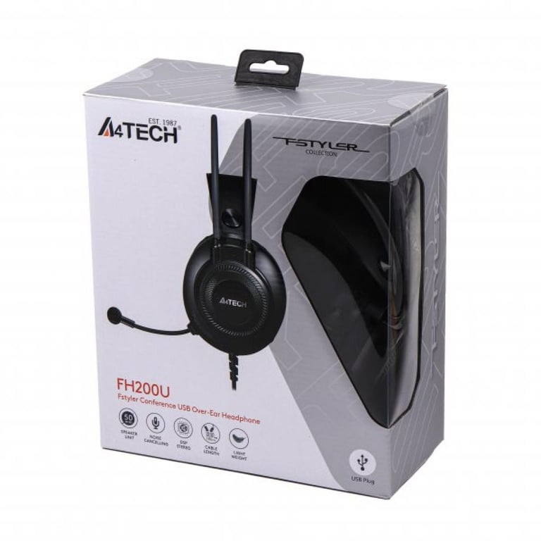 Навушники A4Tech FH200U Grey - фото 5