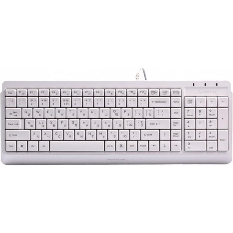 Клавіатура A4Tech FK15 White (4711421956888) - фото 1