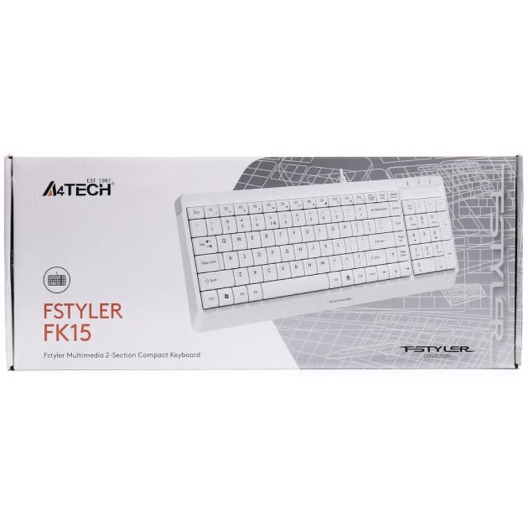 Клавіатура A4Tech FK15 White (4711421956888) - фото 10