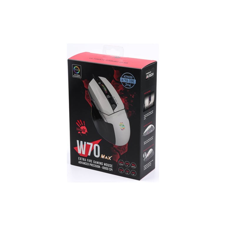 Мишка A4Tech Bloody W70 Max Panda White (4711421955836) - фото 10
