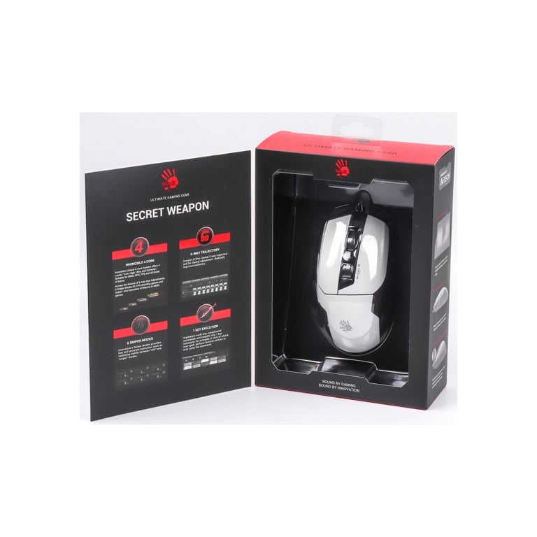 Мишка A4Tech Bloody W70 Max Panda White (4711421955836) - фото 9