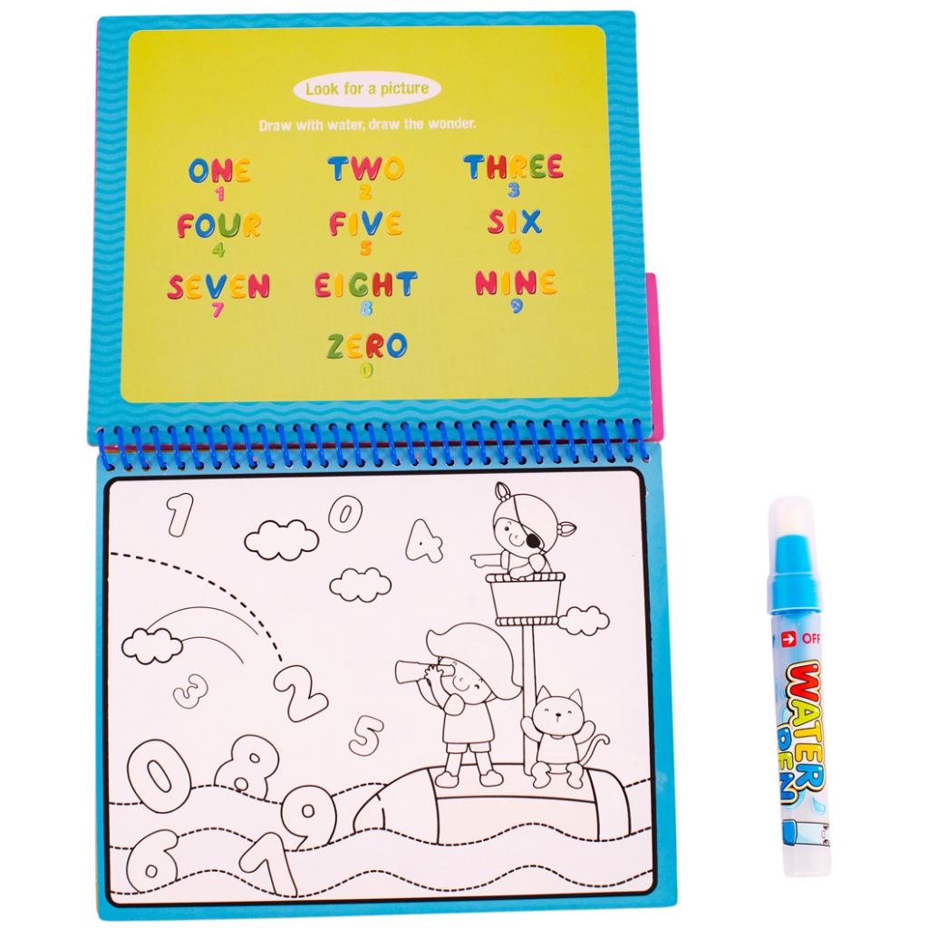 Розвиваюча іграшка Baby Team Книжечка-розмальовка водна Паровозик (9030_паровозик_с_буквами) - фото 3 Розвиваюча іграшка Baby Team Книжечка-розмальовка водна Паровозик (9030_паровозик_с_буквами) - фото 3