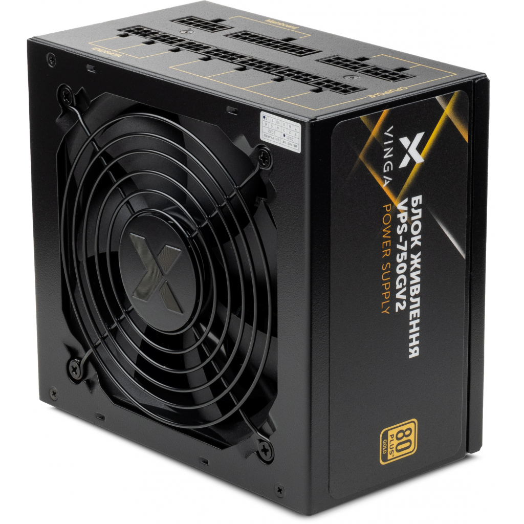 Блок живлення Vinga 750W (VPS-750GV2) - фото 1 Блок живлення Vinga 750W (VPS-750GV2) - фото 1