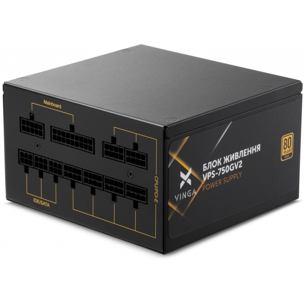 Блок живлення Vinga 750W (VPS-750GV2) - фото 2 Блок живлення Vinga 750W (VPS-750GV2) - фото 2