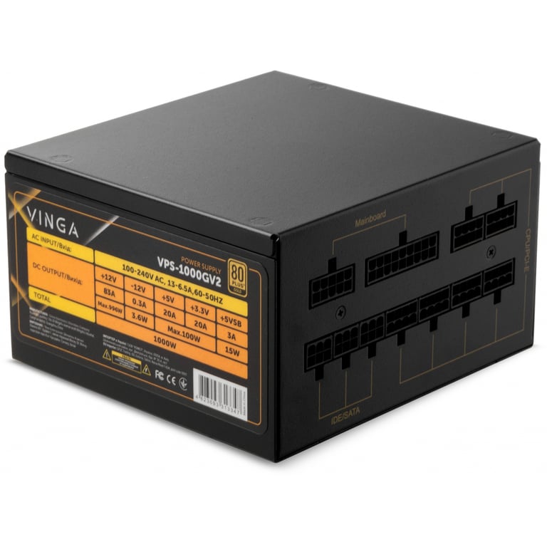 Блок живлення Vinga 1000W (VPS-1000GV2) - фото 3
