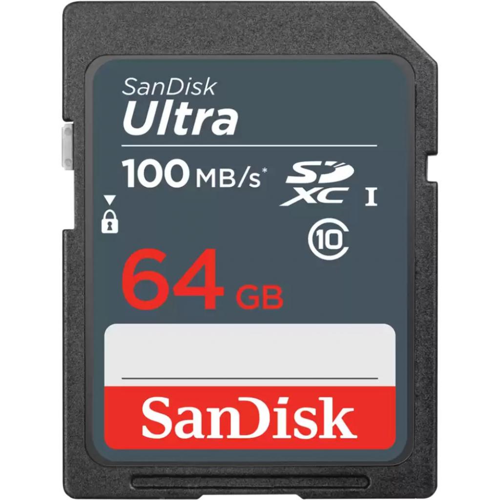 Карта пам'яті SanDisk 64GB SDXC class 10 UHS-1 (SDSDUNR-064G-GN3IN) - фото 1 Карта пам'яті SanDisk 64GB SDXC class 10 UHS-1 (SDSDUNR-064G-GN3IN) - фото 1