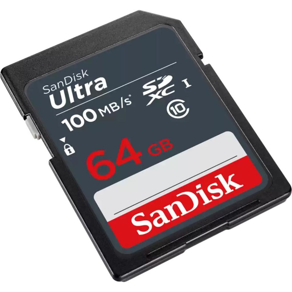 Карта пам'яті SanDisk 64GB SDXC class 10 UHS-1 (SDSDUNR-064G-GN3IN) - фото 2 Карта пам'яті SanDisk 64GB SDXC class 10 UHS-1 (SDSDUNR-064G-GN3IN) - фото 2