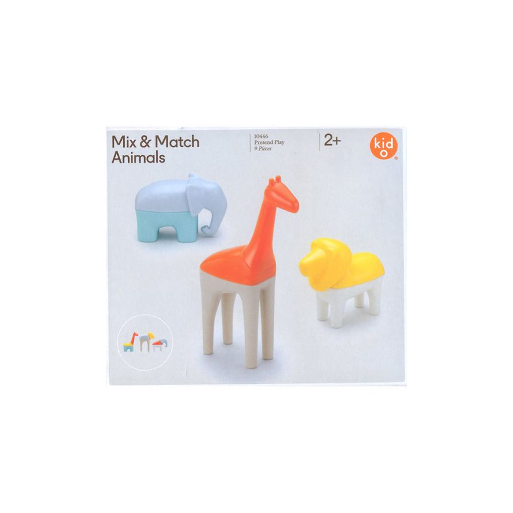 Розвиваюча іграшка Kid O конструктор - пазл Сафарі (10446) - фото 1 Розвиваюча іграшка Kid O конструктор - пазл Сафарі (10446) - фото 1