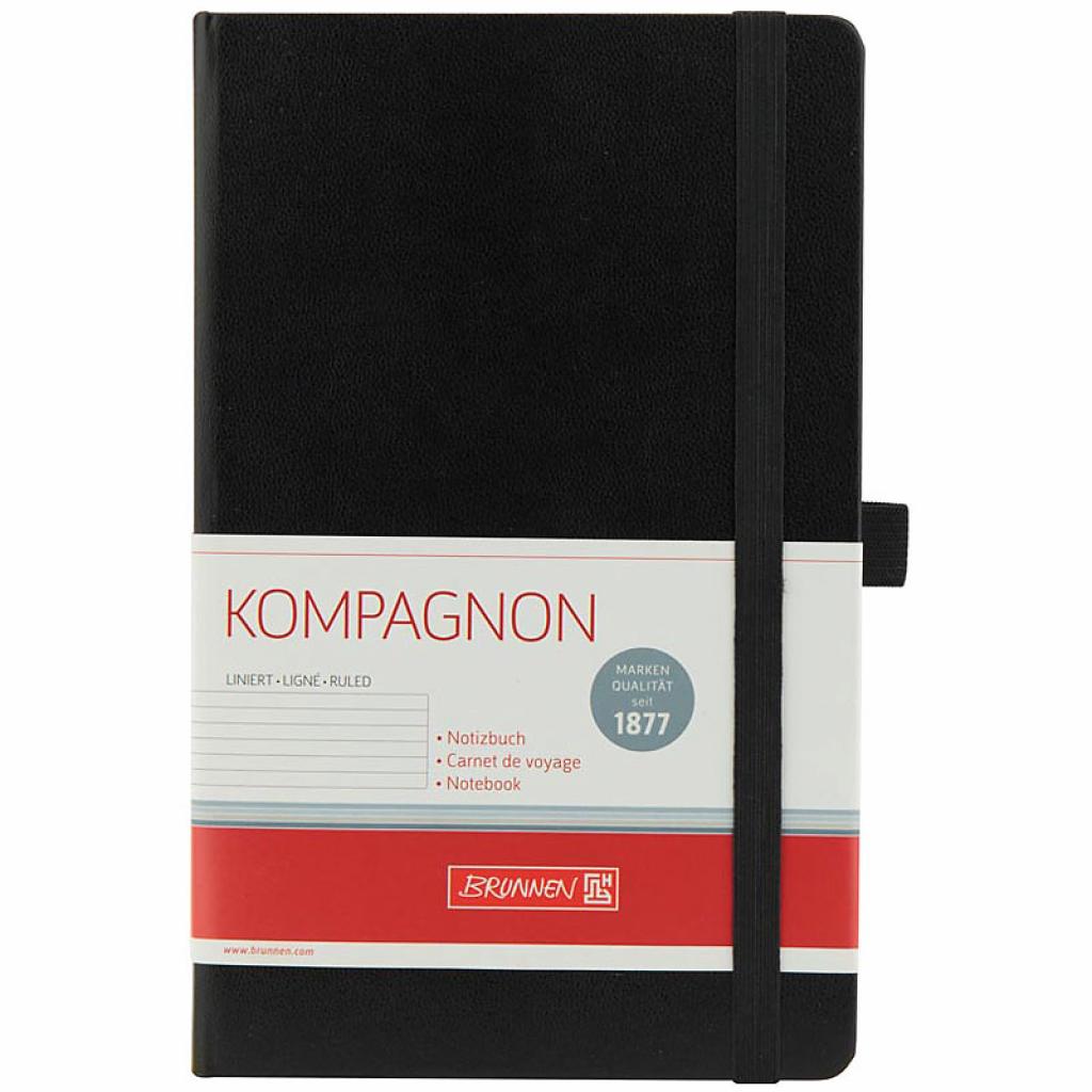 Блокнот Brunnen Компаньйон А5 в лінійку 96 аркушів Чорний (10-552 27 05) Блокнот Brunnen Компаньйон А5 в лінійку 96 аркушів Чорний (10-552 27 05)