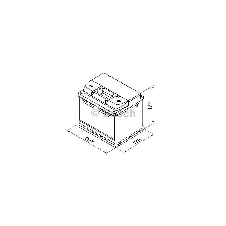 Акумулятор автомобільний Bosch 52А (0 092 S50 010) - фото 6