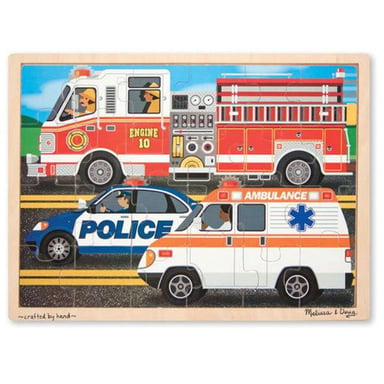 Пазл Melissa&Doug Спецмашини, 24 елемента (MD9062) - фото 1