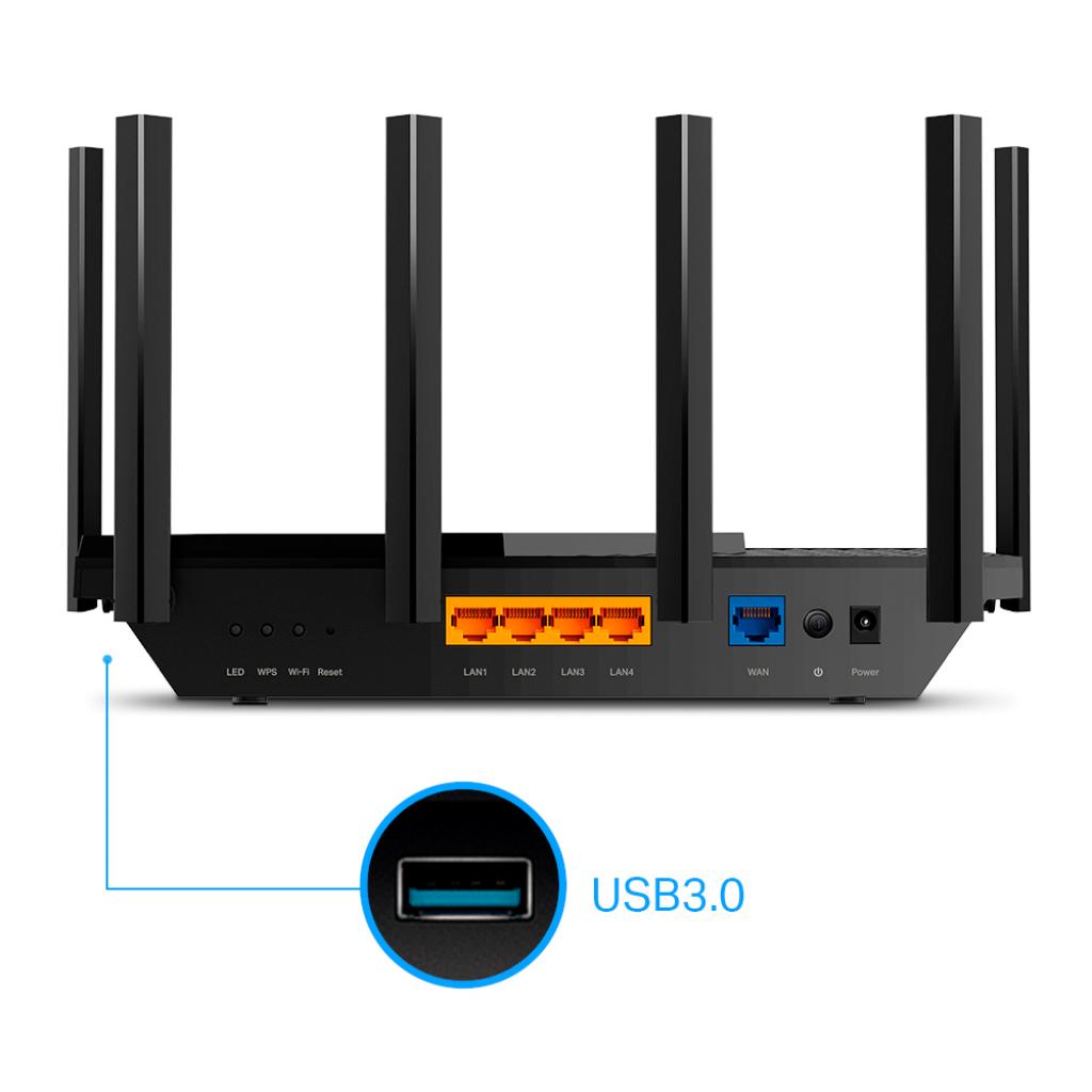 Маршрутизатор TP-Link ARCHER AX73 AX5400 4xGE LAN 1xGE WAN USB 3.0 MU-MIMO OFDMA (ARCHER-AX73) - фото 2 Маршрутизатор TP-Link ARCHER AX73 AX5400 4xGE LAN 1xGE WAN USB 3.0 MU-MIMO OFDMA (ARCHER-AX73) - фото 2