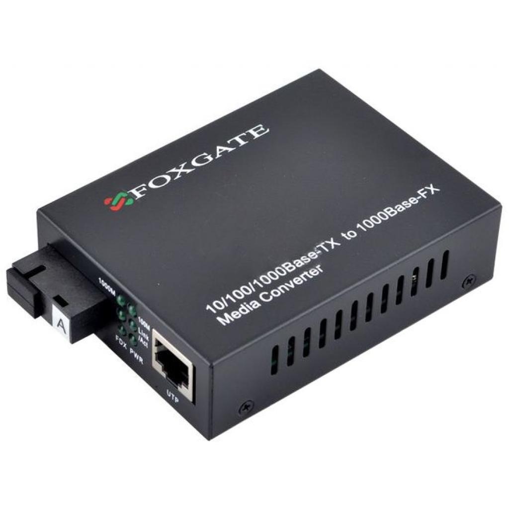 Медіаконвертер EC-Q-1G-1SM-1310nm-20 FoxGate - головне фото