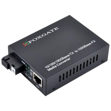 Медіаконвертер EC-Q-1G-1SM-1550nm-20 FoxGate - фото 1