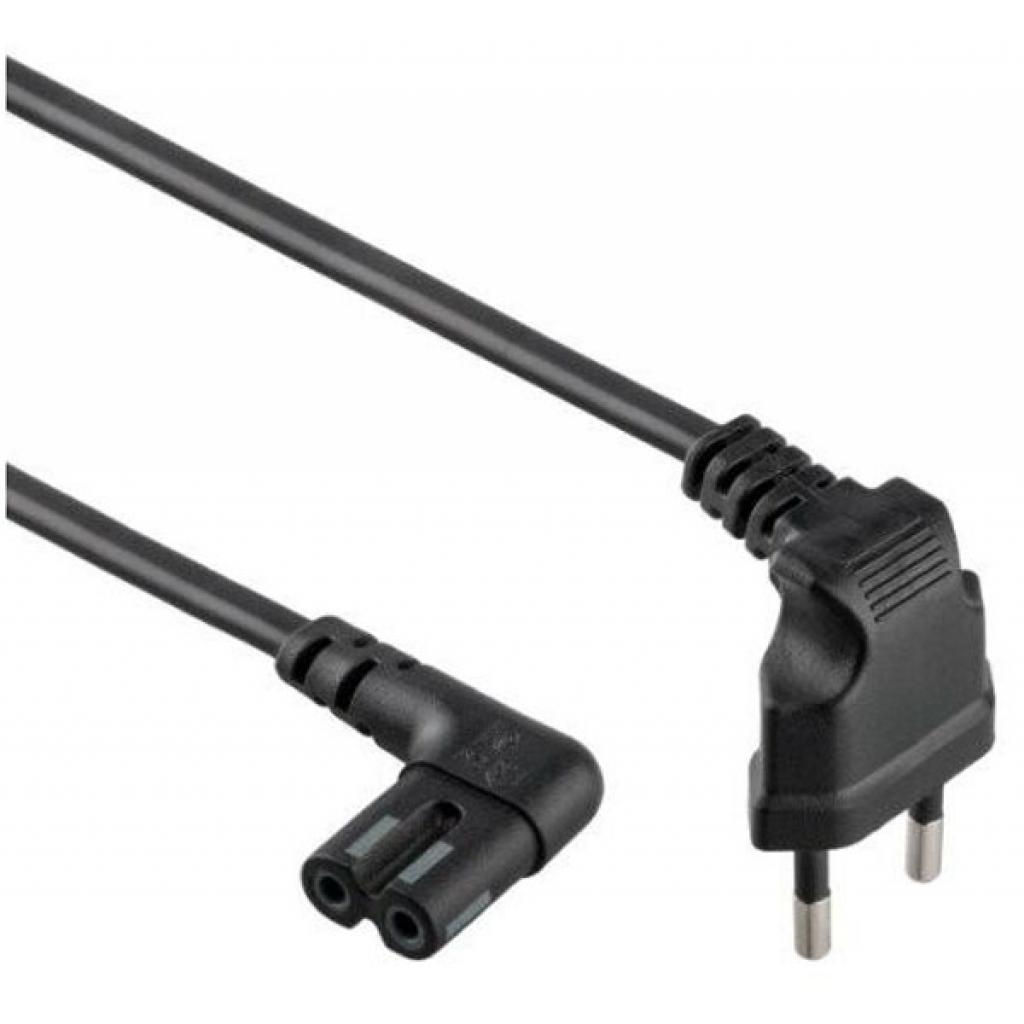 Кабель живлення C7 0.5m 0.5mm2 Merlion (PC-184/2 CEE7/16-C7 CU5) - фото 1