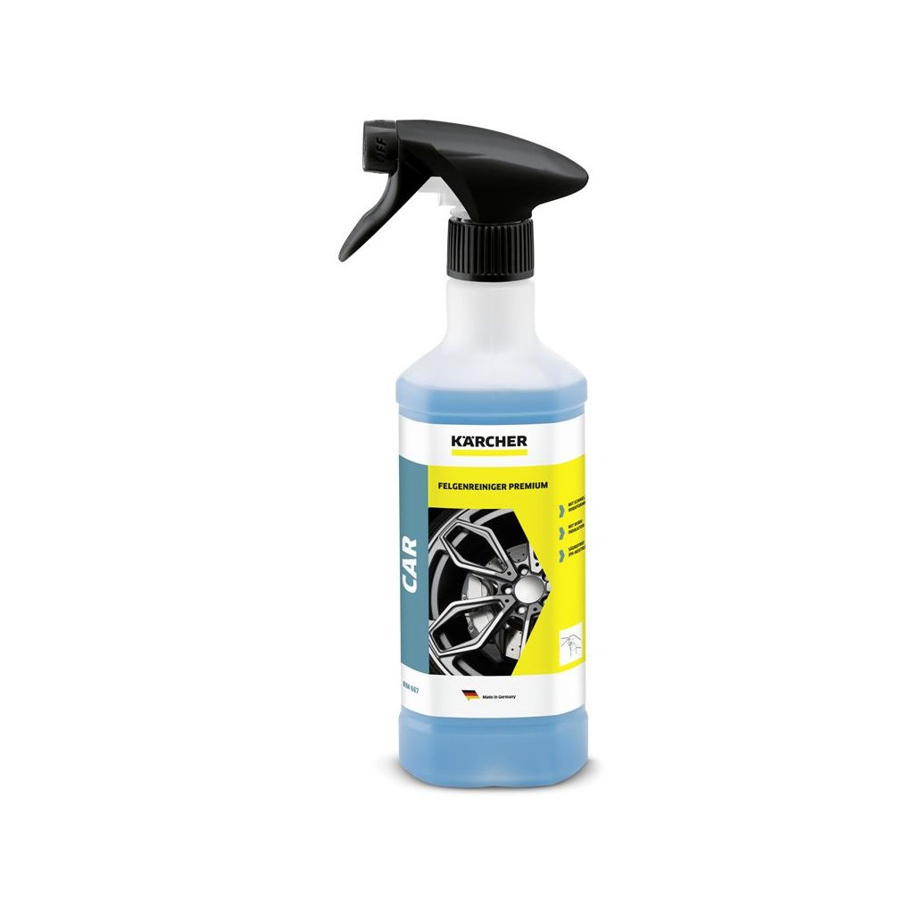 Автомобільний очисник Karcher для чищення колісних дисків, 3-в-1, 500 мл (6.296-048.0) - фото 1 Автомобільний очисник Karcher для чищення колісних дисків, 3-в-1, 500 мл (6.296-048.0) - фото 1