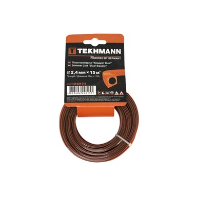 Жилка косильна Tekhmann "DUAL Flower-Twist" 2,7 мм x 15 м (T.40927015) - фото 1