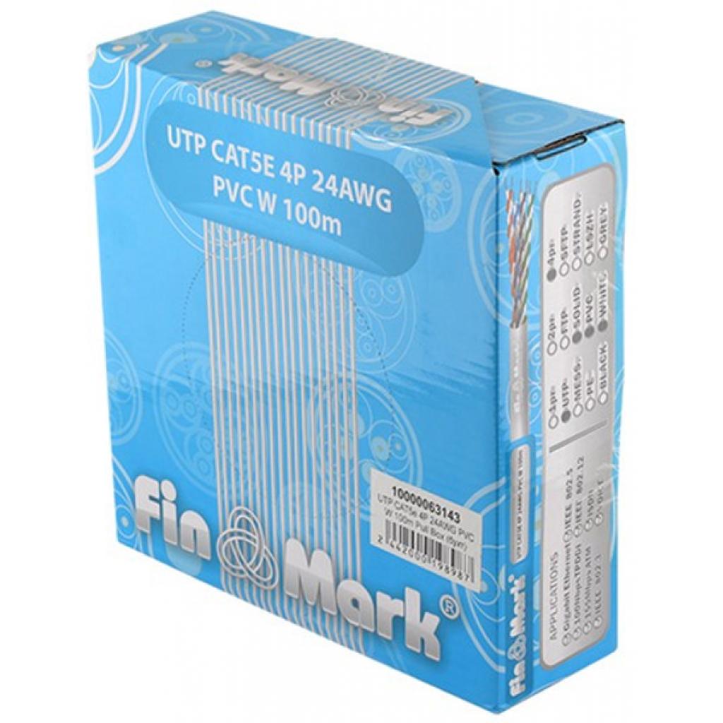 Кабель мережевий FinMark UTP 100м CAT5e 4P 24AWG PVC W Pull Box (163143) - фото 2 Кабель мережевий FinMark UTP 100м CAT5e 4P 24AWG PVC W Pull Box (163143) - фото 2
