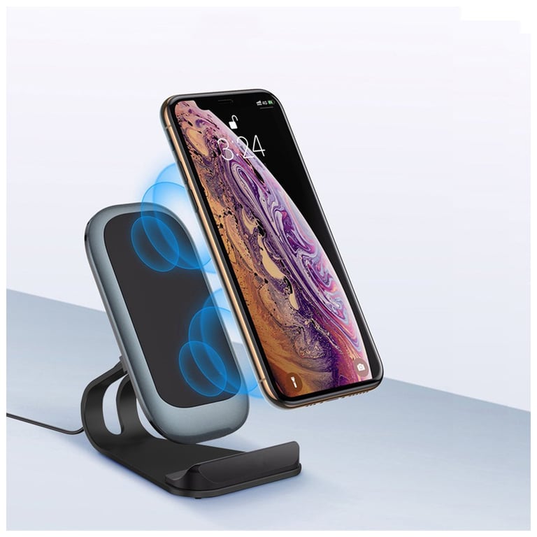 Зарядний пристрій ColorWay Wireless Stand 10W Blue (CW-CHW30Q-BL) - фото 3