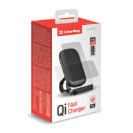 Зарядний пристрій ColorWay Wireless Stand 15W Black (CW-CHW31Q-BK) - фото 2