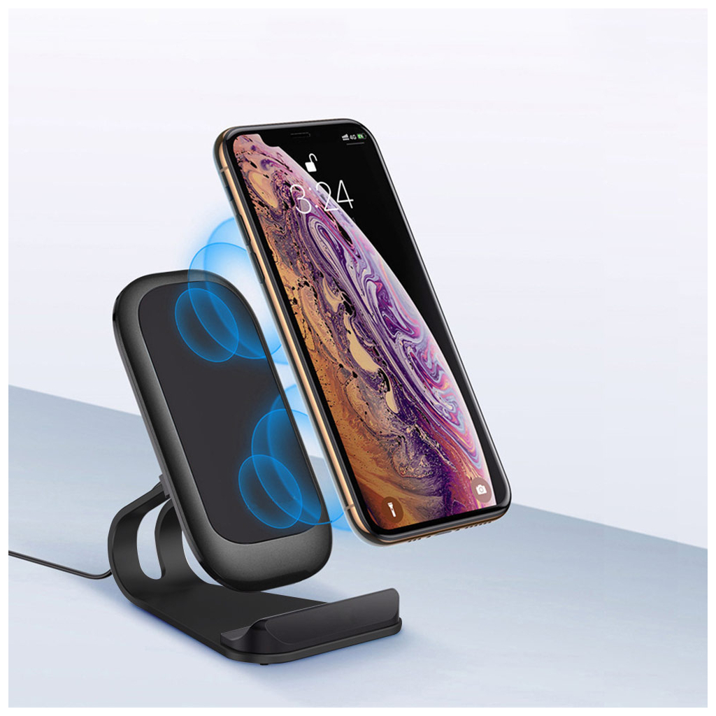 Зарядний пристрій ColorWay Wireless Stand 15W Black (CW-CHW31Q-BK) - фото 3 Зарядний пристрій ColorWay Wireless Stand 15W Black (CW-CHW31Q-BK) - фото 3
