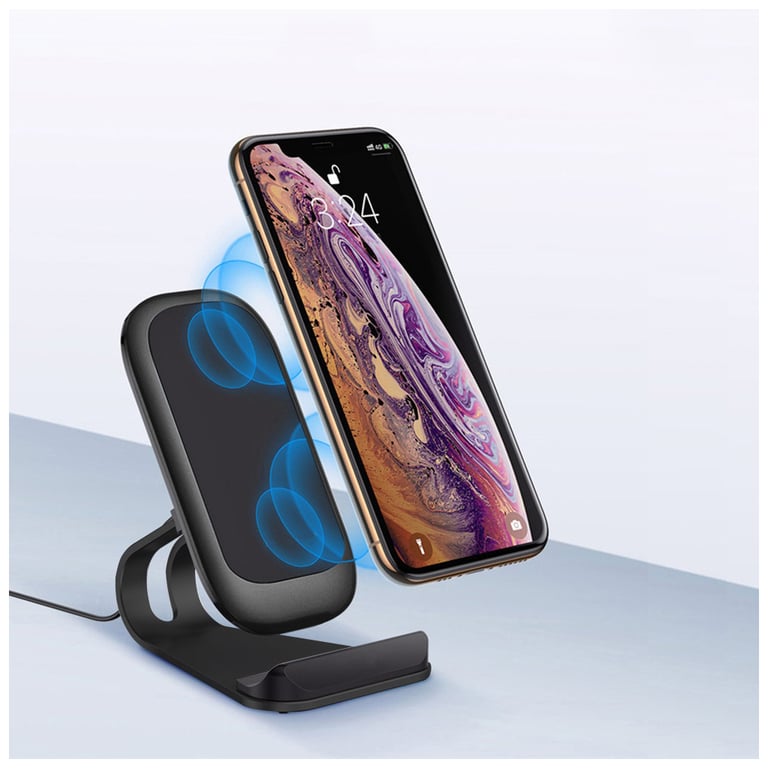 Зарядний пристрій ColorWay Wireless Stand 15W Black (CW-CHW31Q-BK) - фото 3