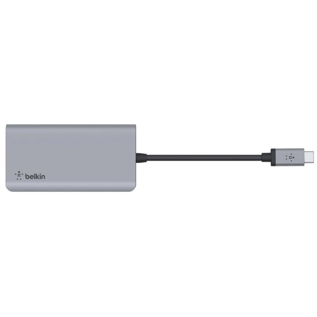 Концентратор Belkin USB-C 4in1 Multiport Dock (AVC006BTSGY) - фото 4 Концентратор Belkin USB-C 4in1 Multiport Dock (AVC006BTSGY) - фото 4