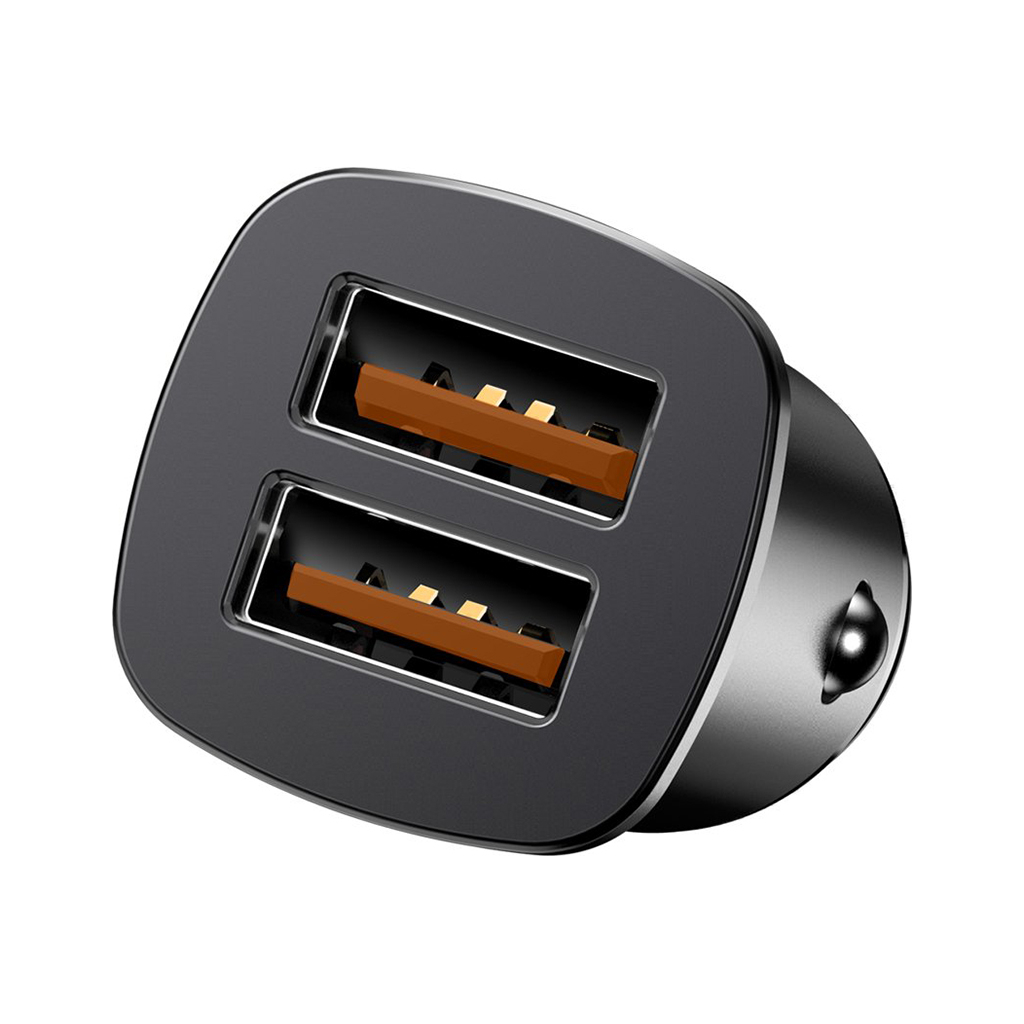 Зарядний пристрій Baseus Square metal A+A 30W Black (CCALL-DS01) - фото 3 Зарядний пристрій Baseus Square metal A+A 30W Black (CCALL-DS01) - фото 3