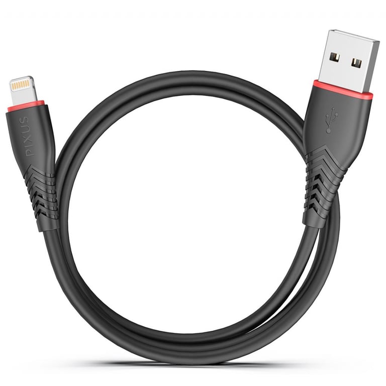 Дата кабель USB 2.0 AM to Lightning 1.0m Start Pixus (4897058531350) - фото 1