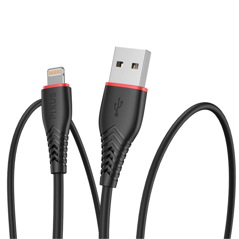 Дата кабель USB 2.0 AM to Lightning 1.0m Start Pixus (4897058531350) - фото 4