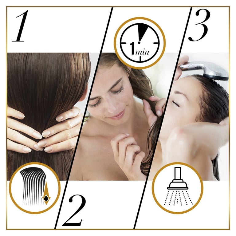 Маска для волосся Pantene Поживний коктейль в ампулах 1 Minute 15 мл х 3 шт. (4015600592431) - фото 2