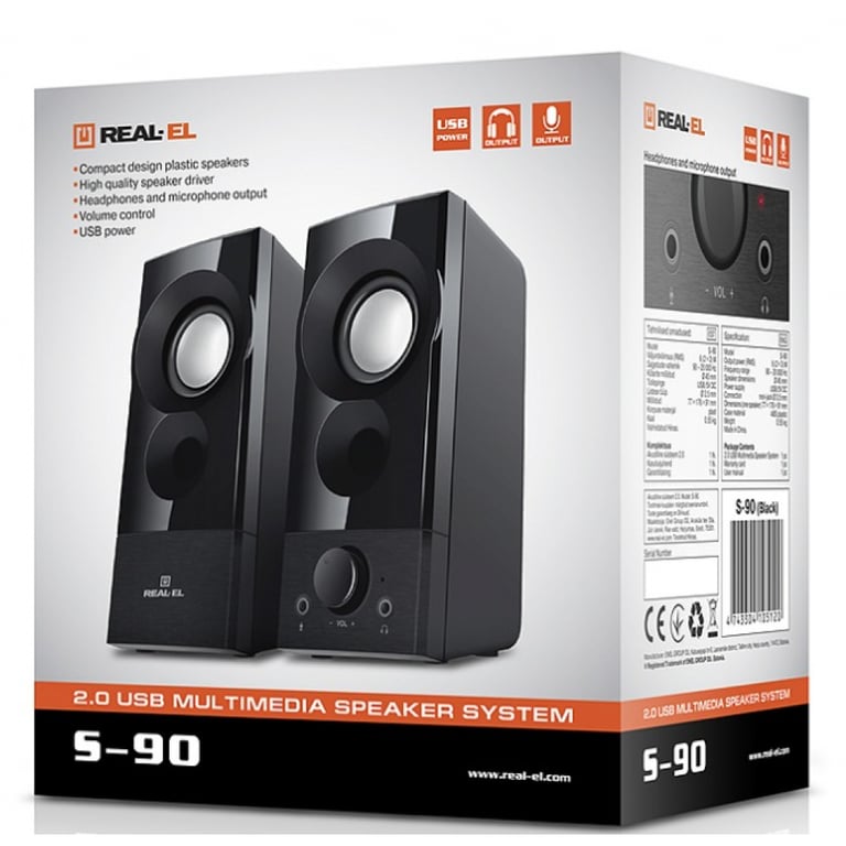 Акустична система REAL-EL S-90 Black - фото 9