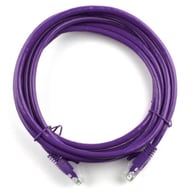 Патч-корд 10м, RJ-45, Cat.5e, CU, мідь, фіолетовий Ritar (PCR-CU/10Pe / 04292) - фото 1