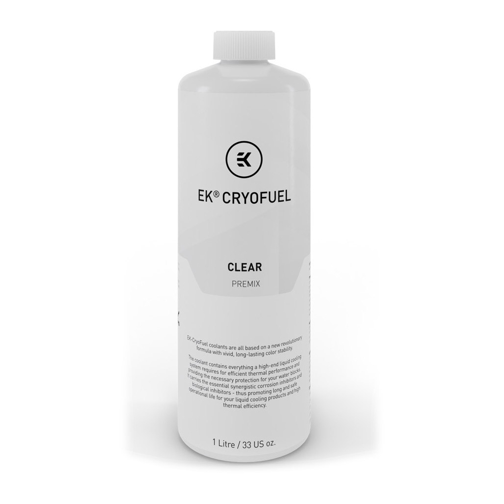 Охолоджуюча рідина Ekwb EK-CryoFuel Clear Premix 1000mL (3831109813256) - фото 1 Охолоджуюча рідина Ekwb EK-CryoFuel Clear Premix 1000mL (3831109813256) - фото 1