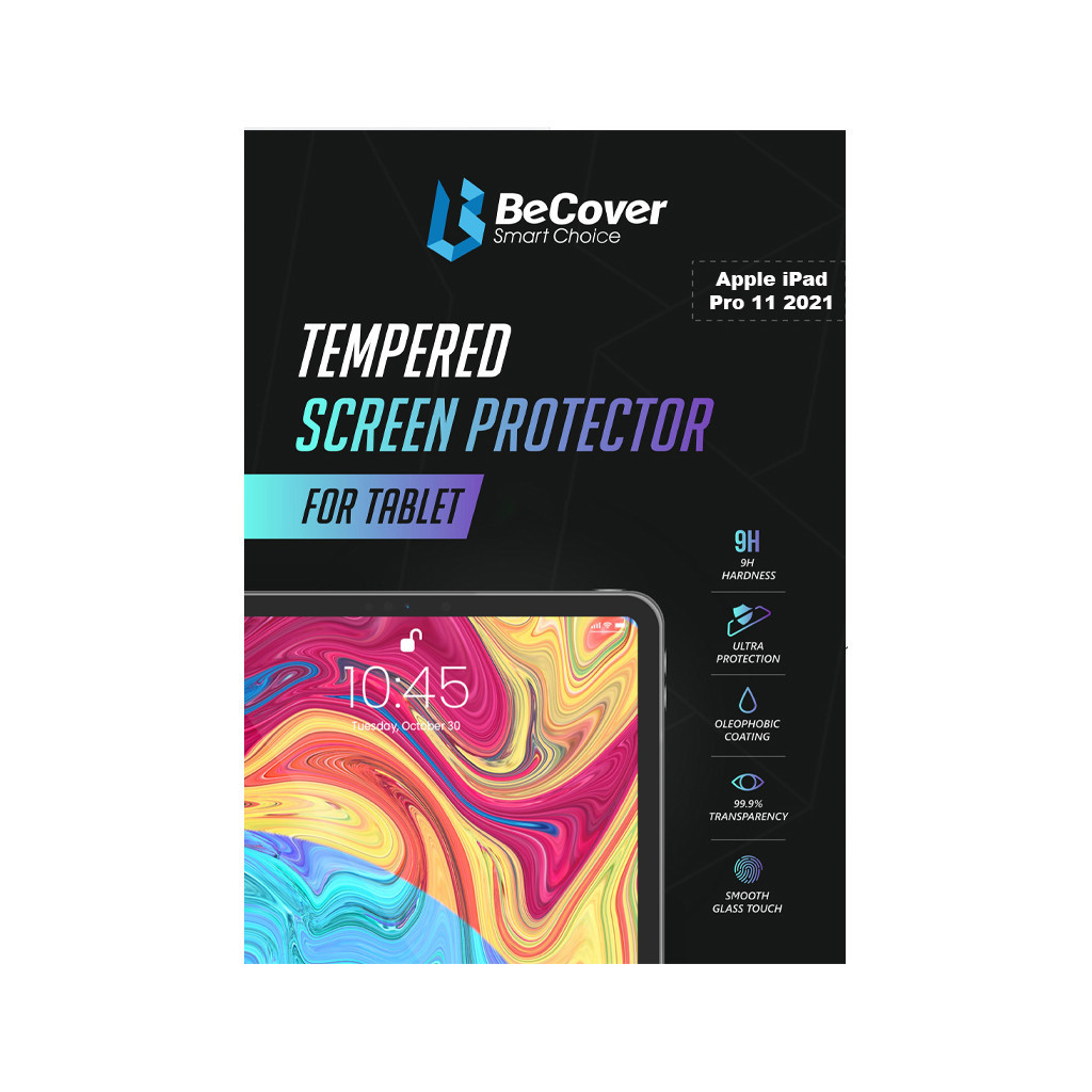 Скло захисне BeCover Apple iPad Pro 11 2020/21/22 Clear (706056) Скло захисне BeCover Apple iPad Pro 11 2020/21/22 Clear (706056)