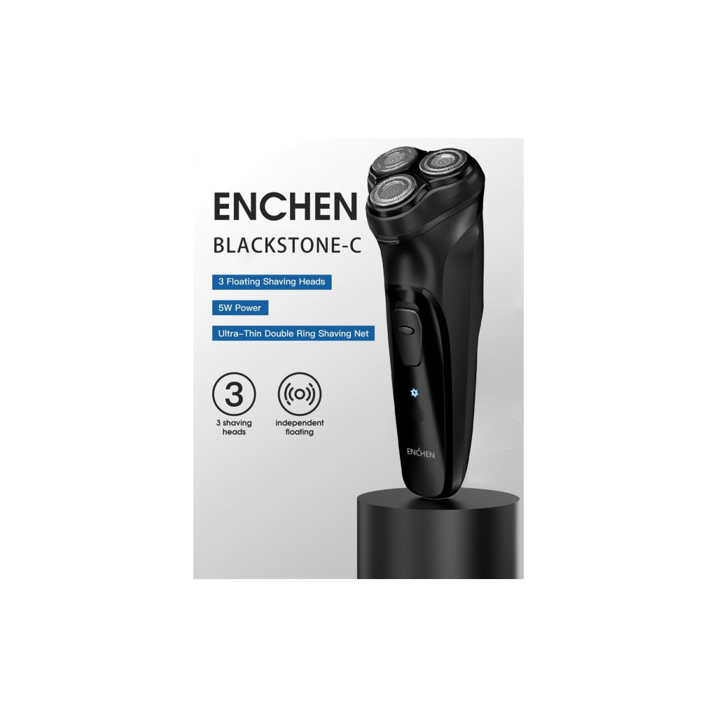 Електробритва Xiaomi Enchen BlackStone 3D Black - фото 2 Електробритва Xiaomi Enchen BlackStone 3D Black - фото 2
