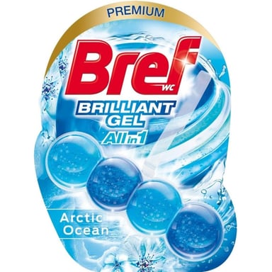 Туалетний блок Bref Блискучий гель Арктичний океан 42 г (9000101508598) - фото 1