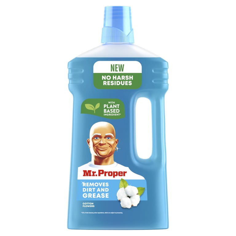Засіб для миття підлоги Mr. Proper Квіти бавовни 1 л (4084500644847/8006540918968) - фото 2