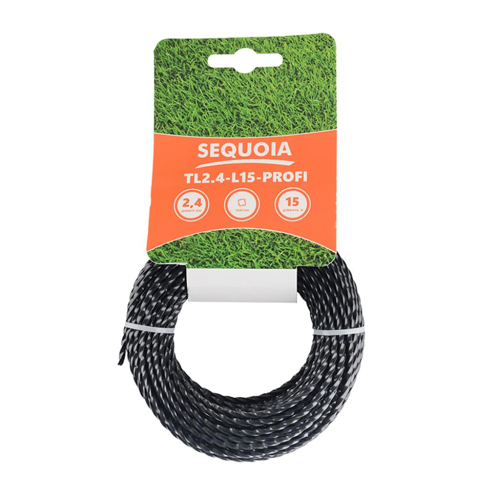 Жилка косильна SEQUOIA 2.4 ммм * 15 мм, кручений квадрат (TL2.4-L15-Profi) - фото 1 Жилка косильна SEQUOIA 2.4 ммм * 15 мм, кручений квадрат (TL2.4-L15-Profi) - фото 1