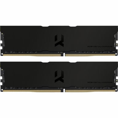 Модуль пам'яті для комп'ютера DDR4 32GB (2x16GB) 3600 MHz Iridium Pro Deep Black Goodram (IRP-K3600D4V64L18/32GDC) - фото 1