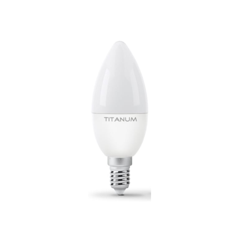 Лампочка TITANUM C37 6W E14 4100K 220V (TLС3706144) - фото 1