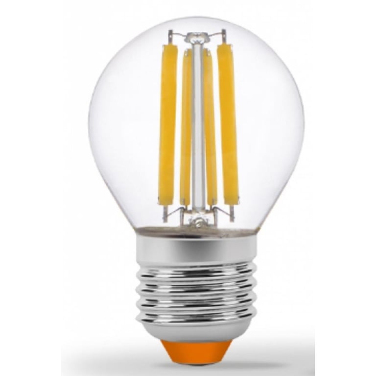 Лампочка Videx Filament G45F 6W E27 4100K 220V (VL-G45F-06274) - фото 1