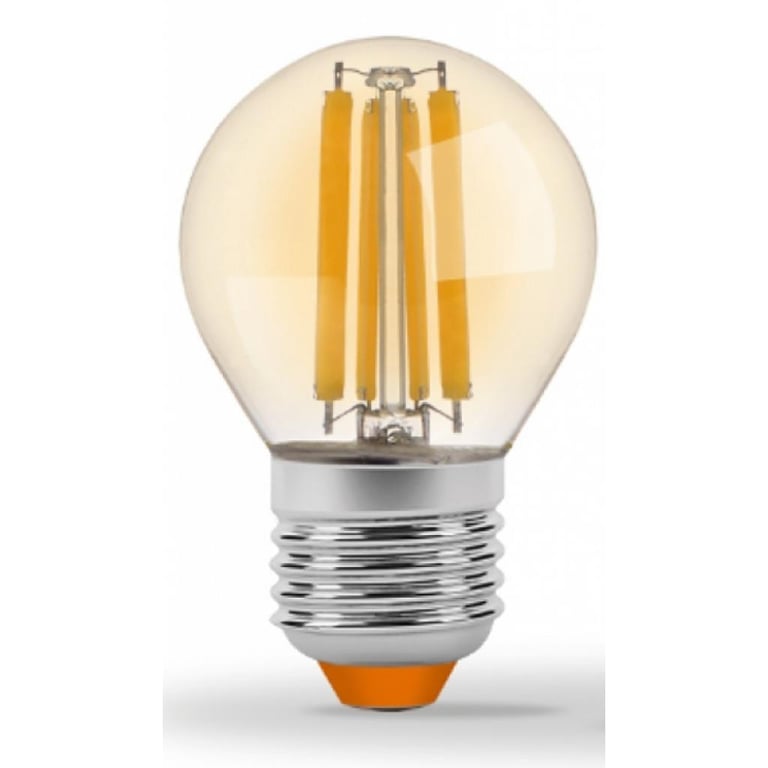 Лампочка Videx Filament G45FA 6W E27 2200K 220V (VL-G45FA-06272) - фото 1