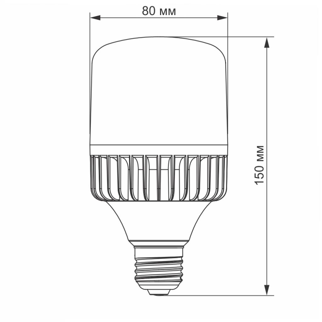 Лампочка Videx A80 30W E27 5000K 220V (VL-A80-30275) - фото 3 Лампочка Videx A80 30W E27 5000K 220V (VL-A80-30275) - фото 3