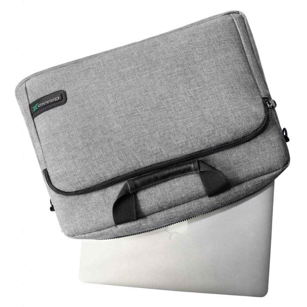 Сумка для ноутбука Grand-X 14'' SB-138 Grey (SB-138G) - фото 6 Сумка для ноутбука Grand-X 14'' SB-138 Grey (SB-138G) - фото 6