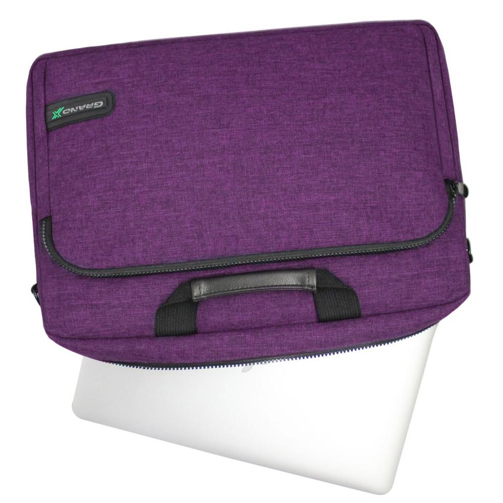 Сумка для ноутбука Grand-X 14'' SB-138 Purple (SB-138P) - фото 4 Сумка для ноутбука Grand-X 14'' SB-138 Purple (SB-138P) - фото 4