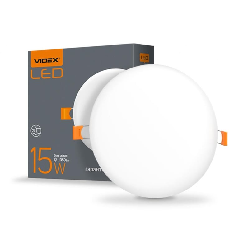 Світильник Videx LED 15W 4100K 220V (VL-DLFR-154) - фото 2