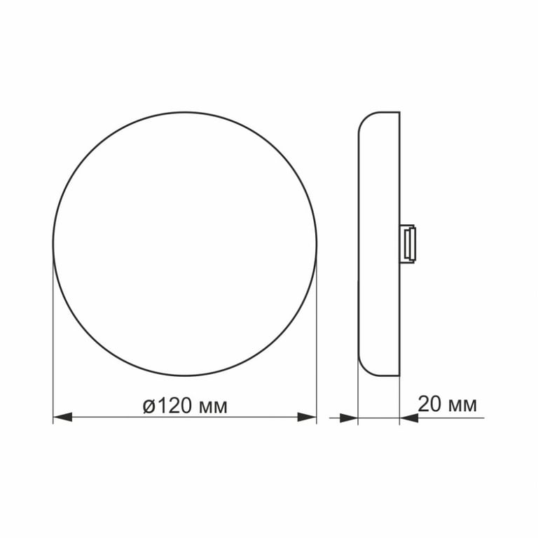 Світильник Videx LED 15W 4100K 220V (VL-DLFR-154) - фото 3