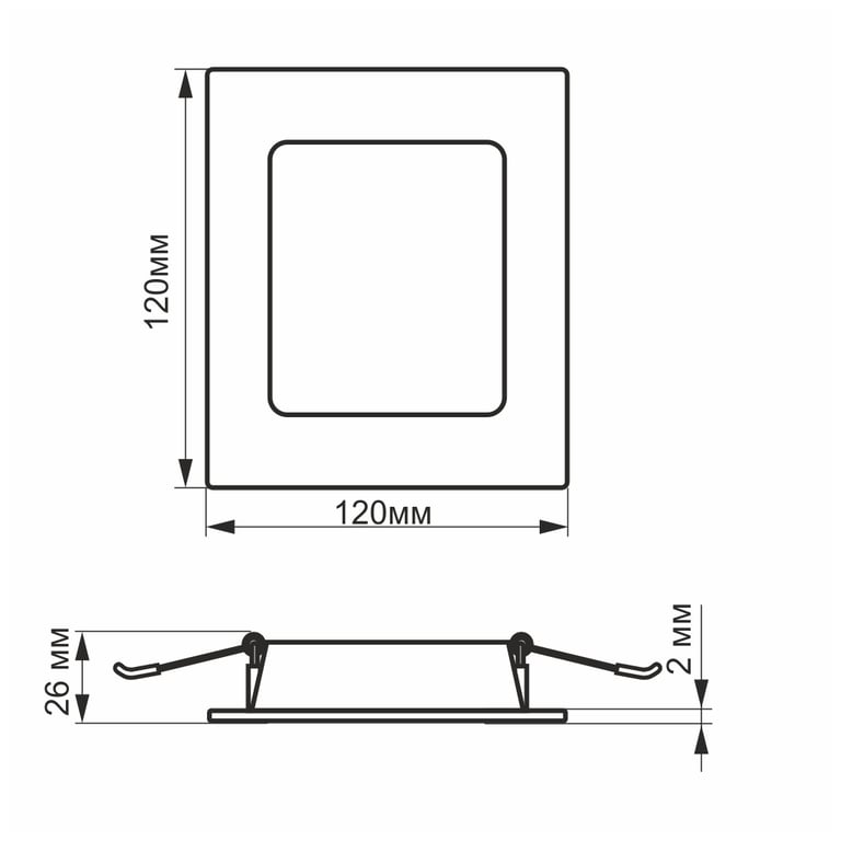 Світильник Videx LED 6W 5000K 220V (VL-DLBS-065) - фото 5